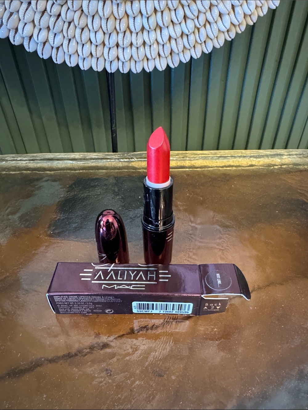 MAC Cosmetics Aaliyah Collection - HOT LIKE… Red Lipstick - Vibrant Red Shade